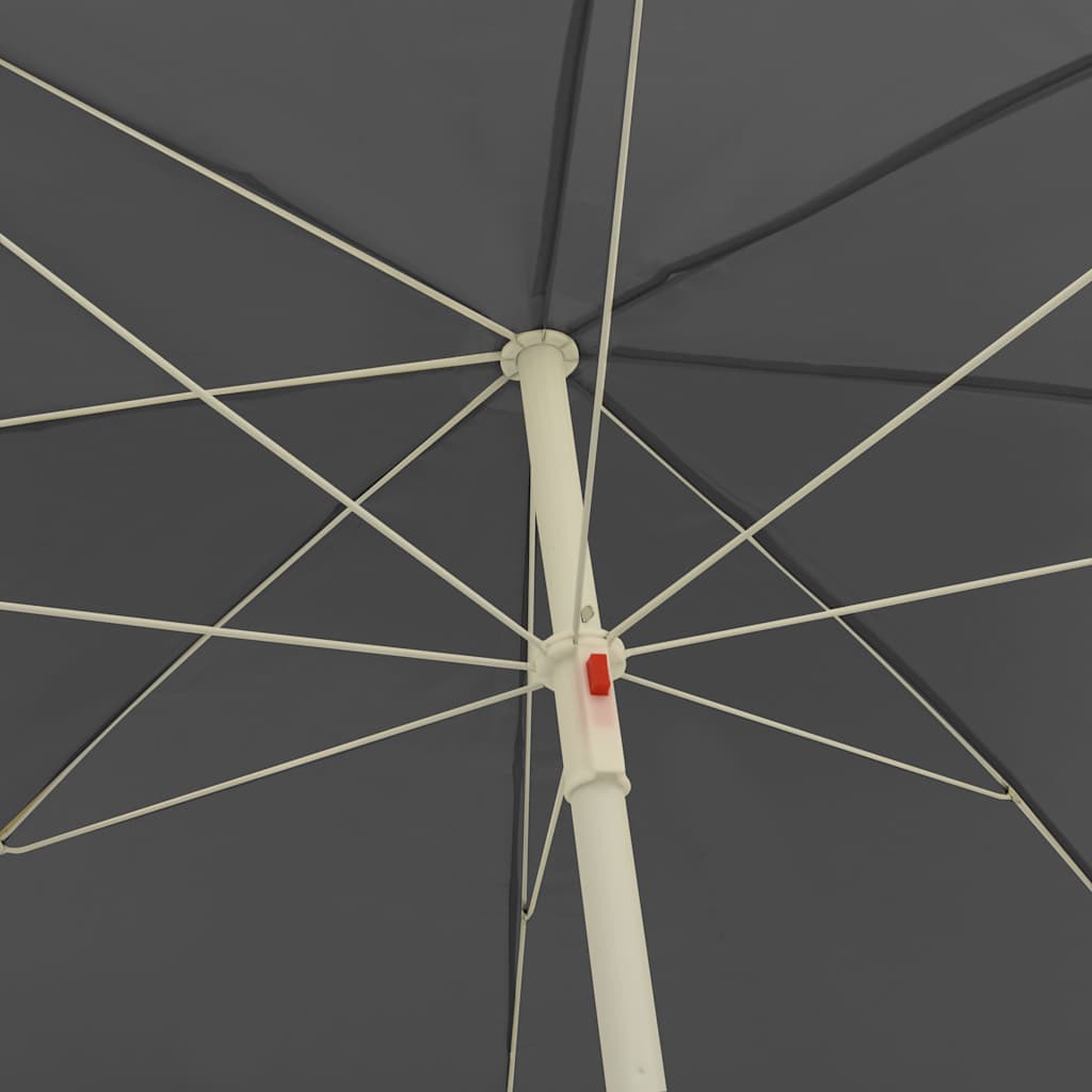 vidaXL Parasol plażowy, antracytowy, 300 cm