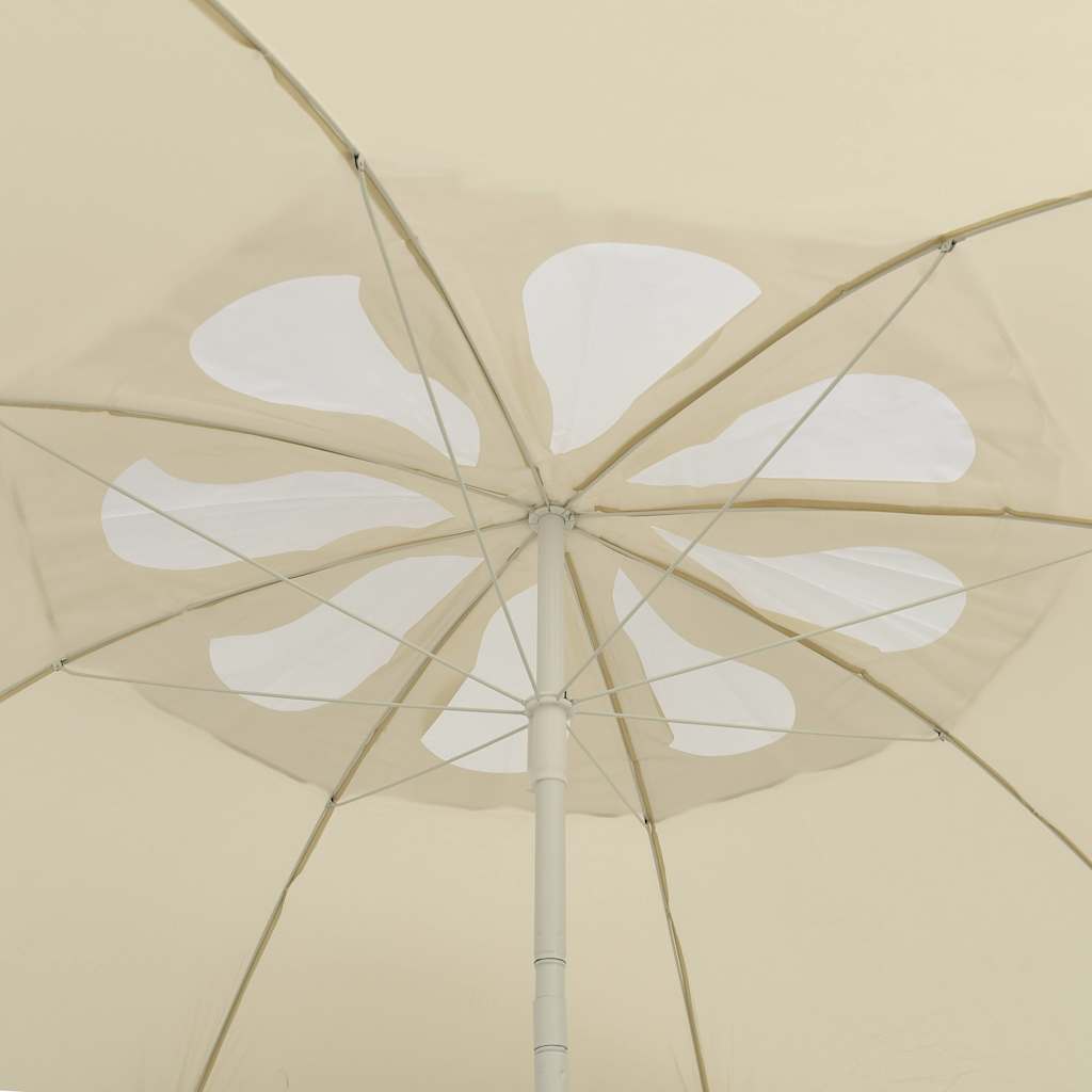 vidaXL Parasol plażowy, piaskowy żółty, 300 cm