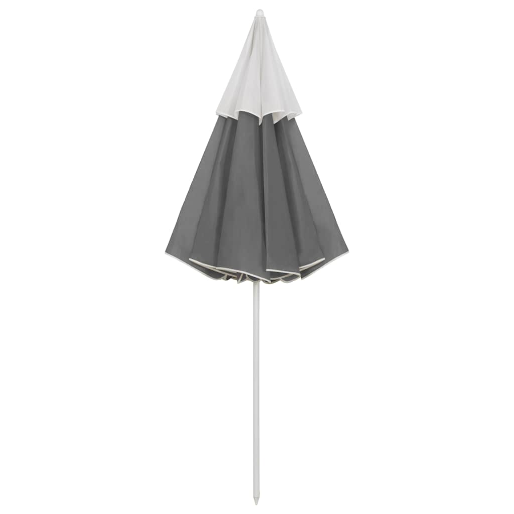 vidaXL Parasol plażowy, antracytowy, 300 cm