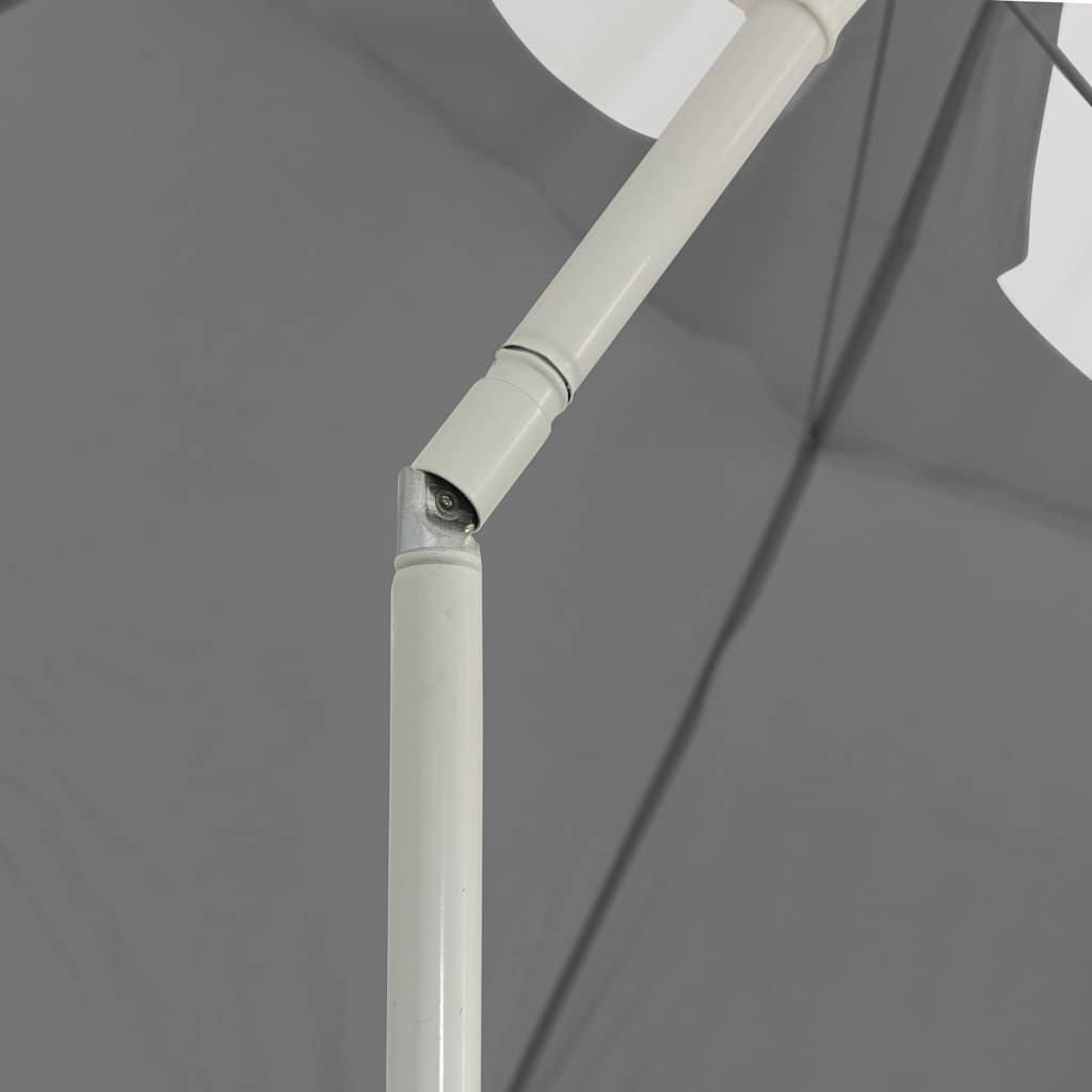 vidaXL Parasol plażowy, antracytowy, 300 cm