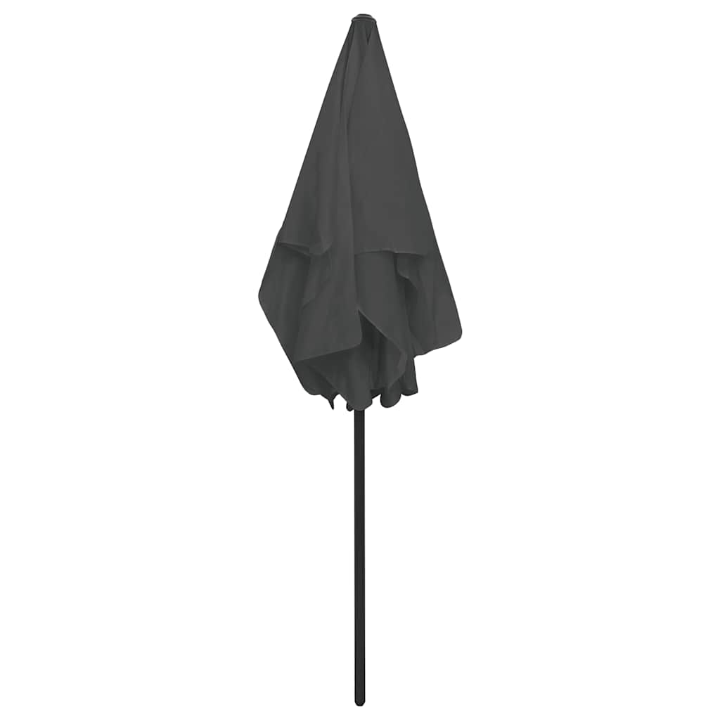 vidaXL Parasol plażowy, antracytowy, 180x120 cm