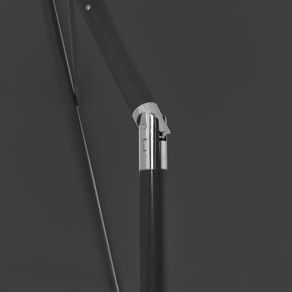 vidaXL Parasol plażowy, antracytowy, 180x120 cm