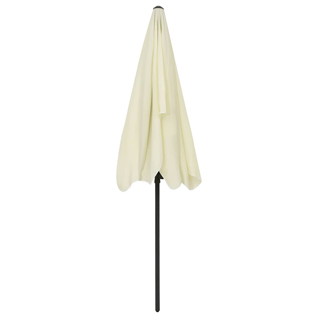 vidaXL Parasol plażowy, piaskowy żółty, 200x125 cm