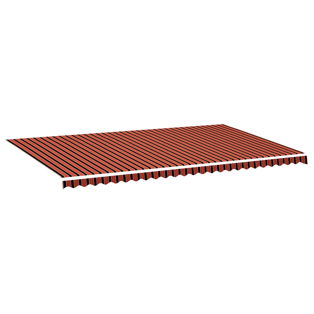 vidaXL Zapasowa tkanina na markizę, pomarańczowo-brązowa, 6x3,5 m