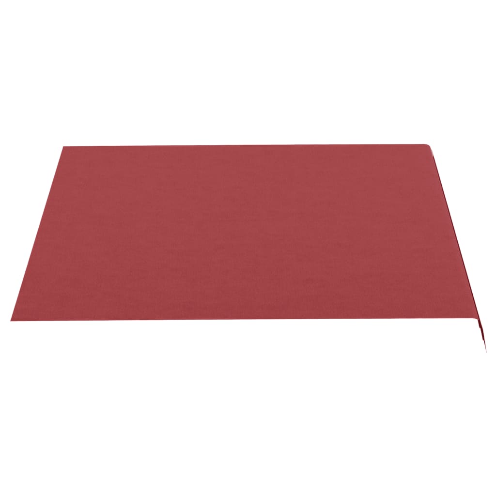 vidaXL Zapasowa tkanina na markizę, burgundowa, 3x2,5 m, poliester