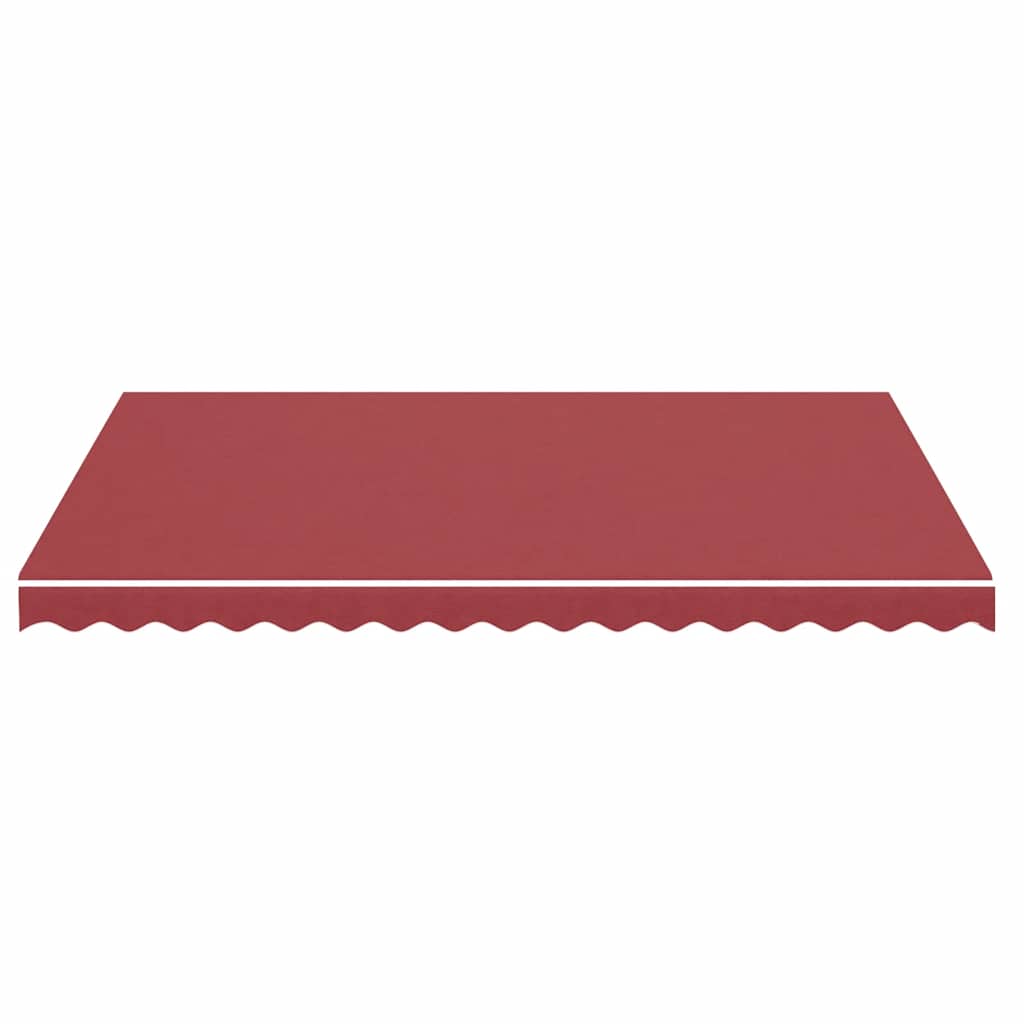 vidaXL Zapasowa tkanina na markizę, burgundowa, 4x3 m, poliester