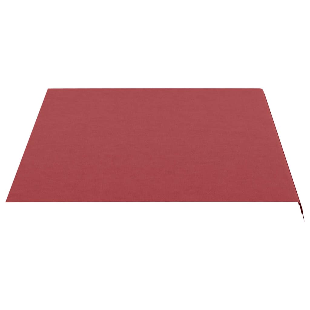 vidaXL Zapasowa tkanina na markizę, burgundowa, 4x3 m, poliester