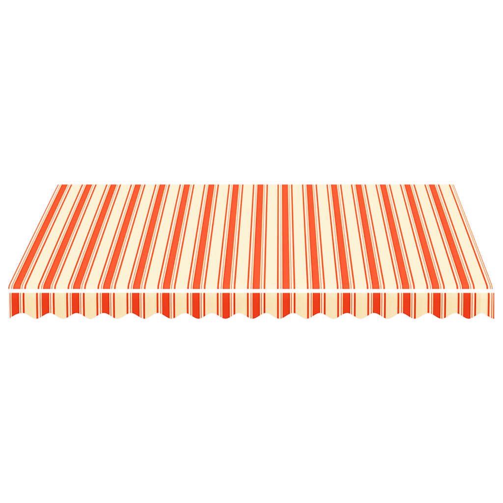 vidaXL Zapasowa tkanina na markizę, żółto-pomarańczowa, 3x2,5 m, poliester