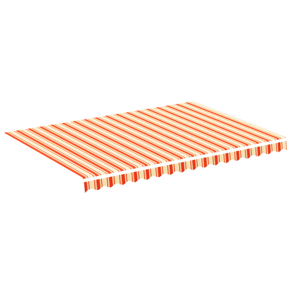 vidaXL Zapasowa tkanina na markizę, żółto-pomarańczowa, 3,5x2,5 m