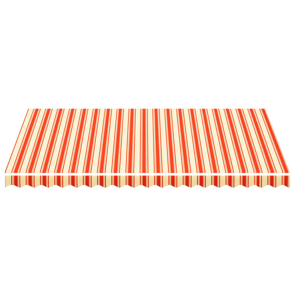 vidaXL Zapasowa tkanina na markizę, żółto-pomarańczowa, 4,5x3 m