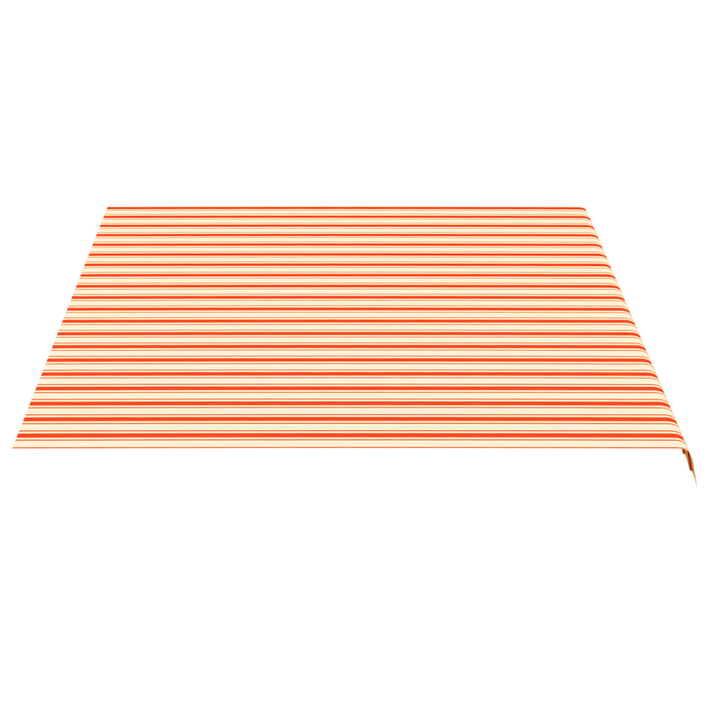 vidaXL Zapasowa tkanina na markizę, żółto-pomarańczowa, 4,5x3,5 m, poliester