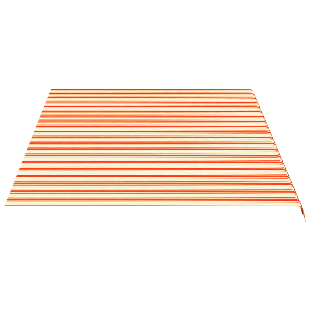 vidaXL Zapasowa tkanina na markizę, żółto-pomarańczowa, 5x3,5 m