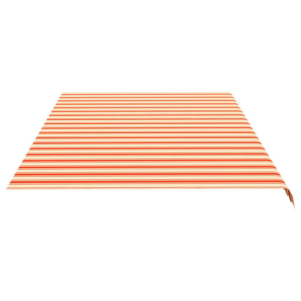 vidaXL Zapasowa tkanina na markizę, żółto-pomarańczowa, 6x3,5 m