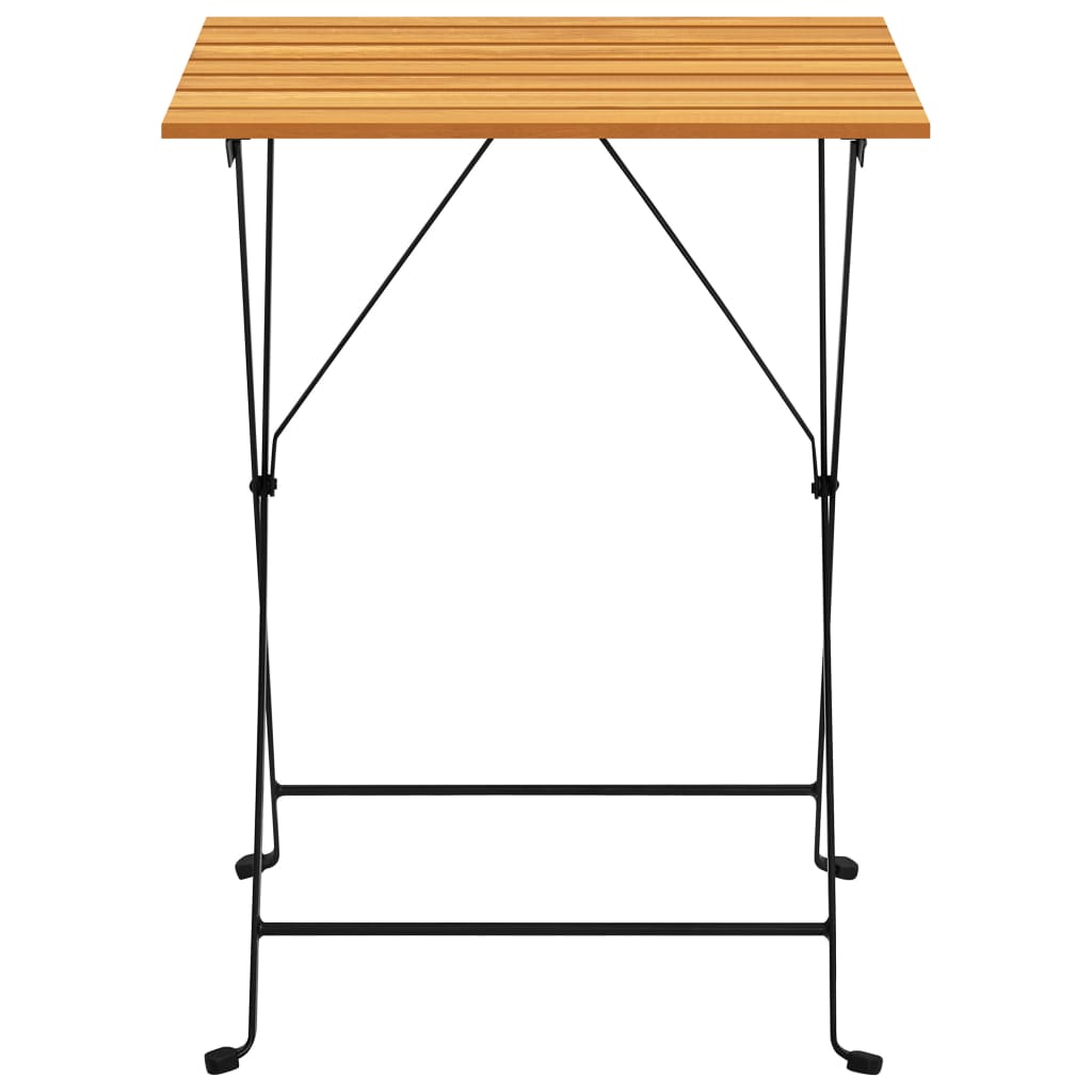 vidaXL Stolik bistro, 55x54x71 cm, lite drewno akacjowe