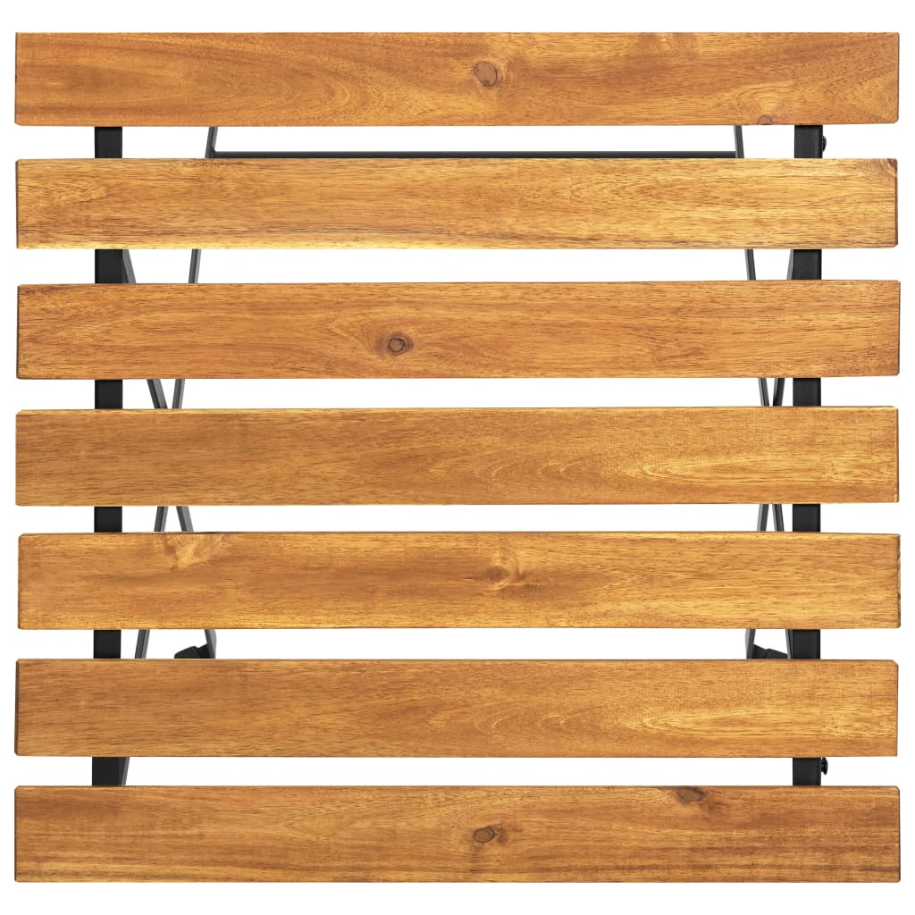 vidaXL Stolik bistro, 55x54x71 cm, lite drewno akacjowe