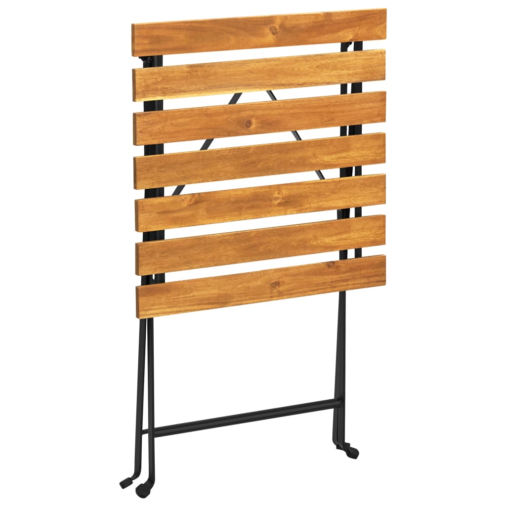 vidaXL Stolik bistro, 55x54x71 cm, lite drewno akacjowe