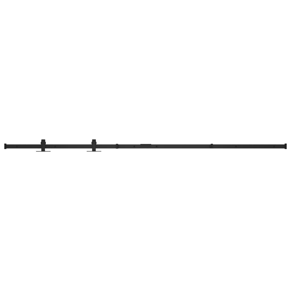 vidaXL System do drzwi przesuwnych do mebli, stal węglowa, 183 cm