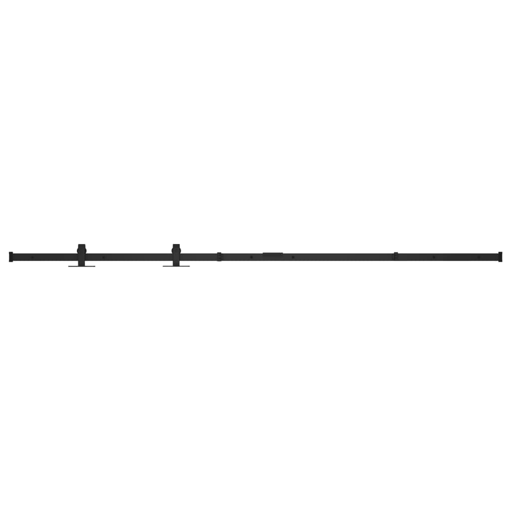 vidaXL System montażu drzwi przesuwnych do mebli, stal węglowa, 122 cm
