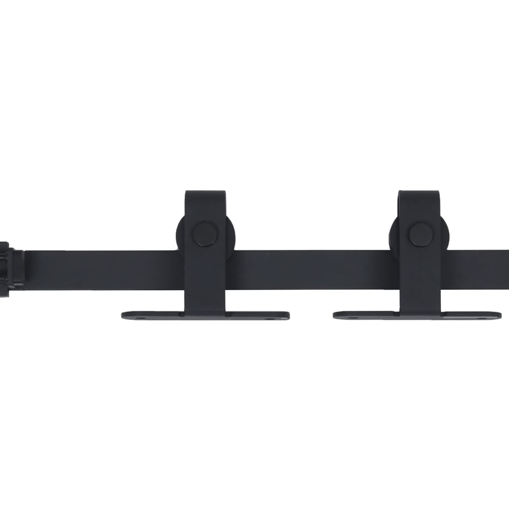 vidaXL System montażu drzwi przesuwnych do mebli, stal węglowa, 122 cm
