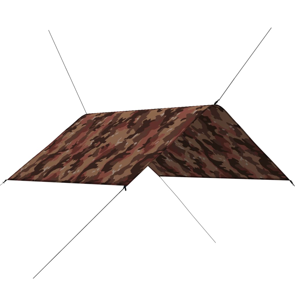 vidaXL Płachta biwakowa, 3 x 2,85 m, moro