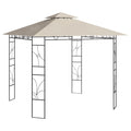 vidaXL Altana, 3x3x2,7 m, kremowa, 160 g/m²