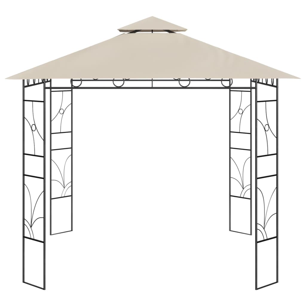 vidaXL Altana, 3x3x2,7 m, kremowa, 160 g/m²