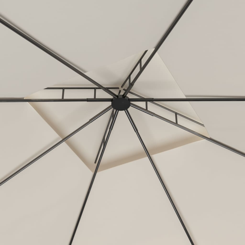 vidaXL Altana, 3x3x2,7 m, kremowa, 160 g/m²