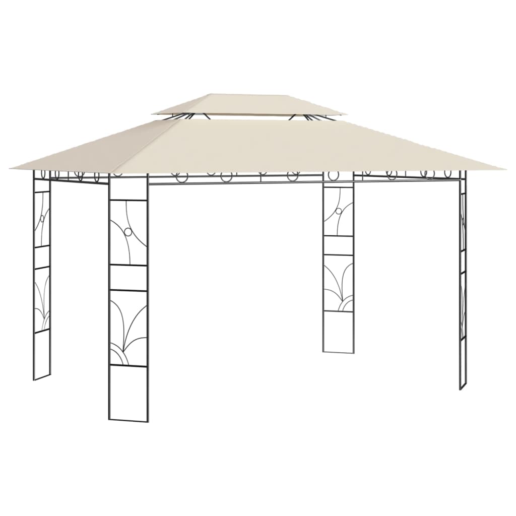 vidaXL Altana, 4x3x2,7 m, kremowa, 160 g/m²