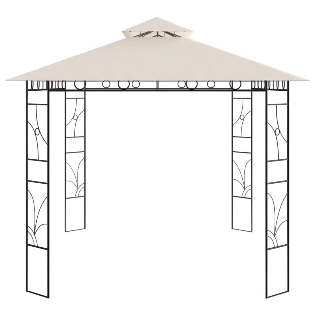 vidaXL Altana, 4x3x2,7 m, kremowa, 160 g/m²