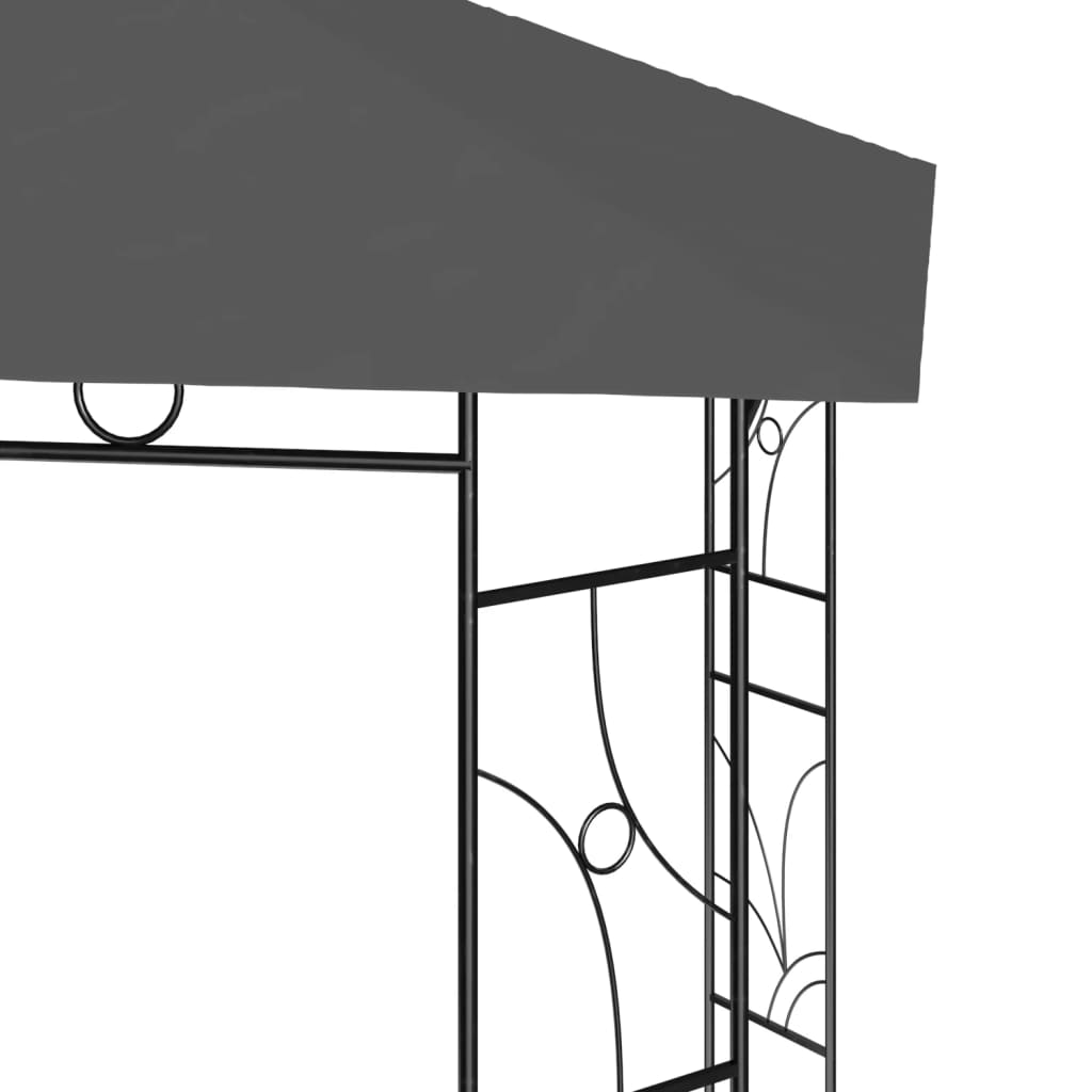 vidaXL Altana, 4x3x2,7 m, antracytowa, 160 g/m²