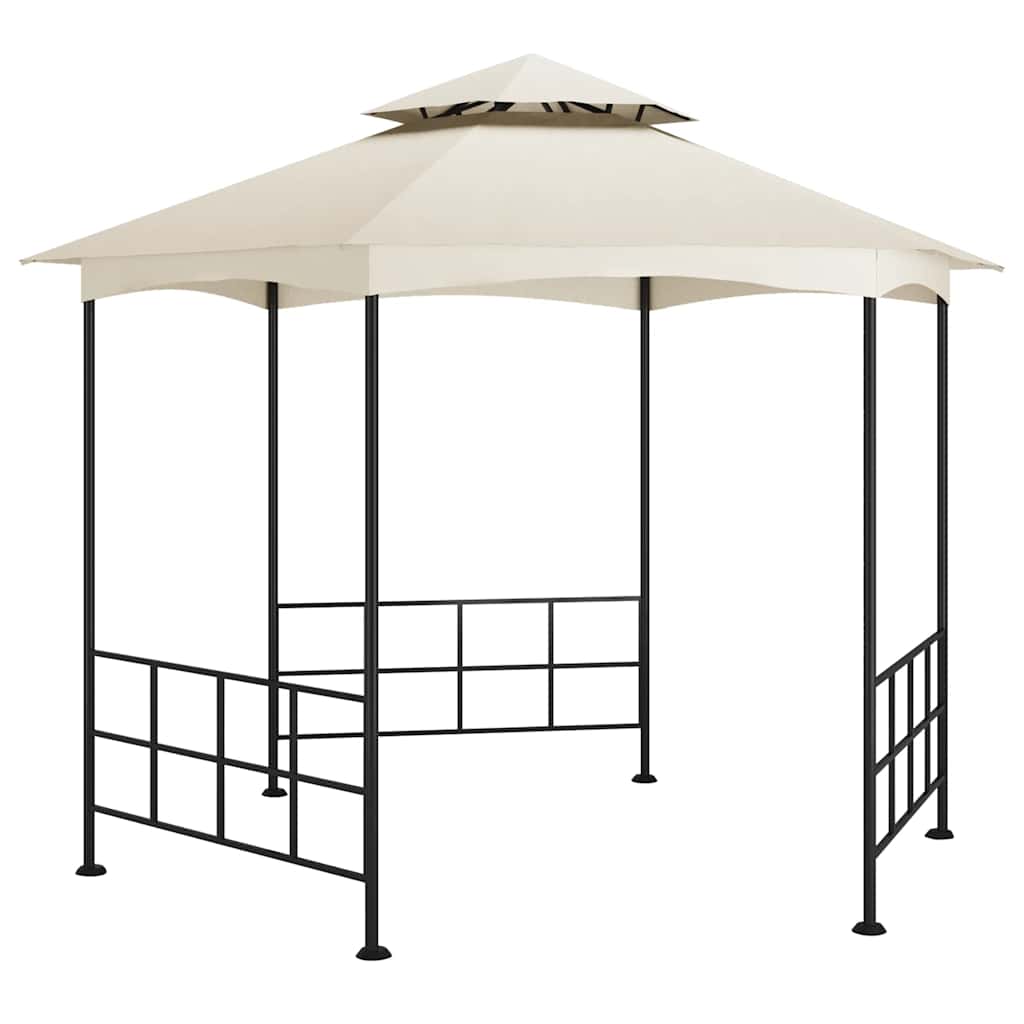 vidaXL Altana ze ściankami, 3,1 x 2,7 m, kremowa