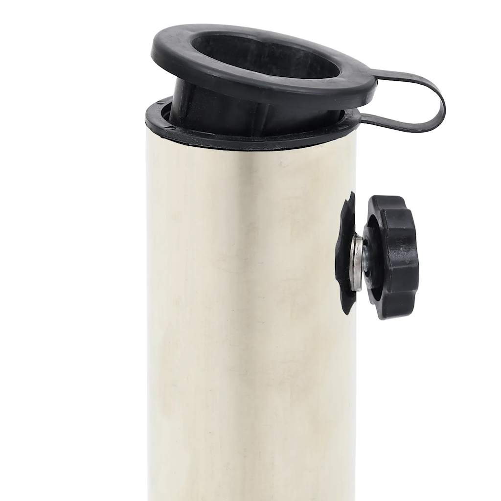 vidaXL Stojak pod parasol, czarny, 40x28x4 cm, granitowy