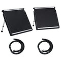 vidaXL Solarny podgrzewacz wody w basenie, podwójny, 150x75 cm