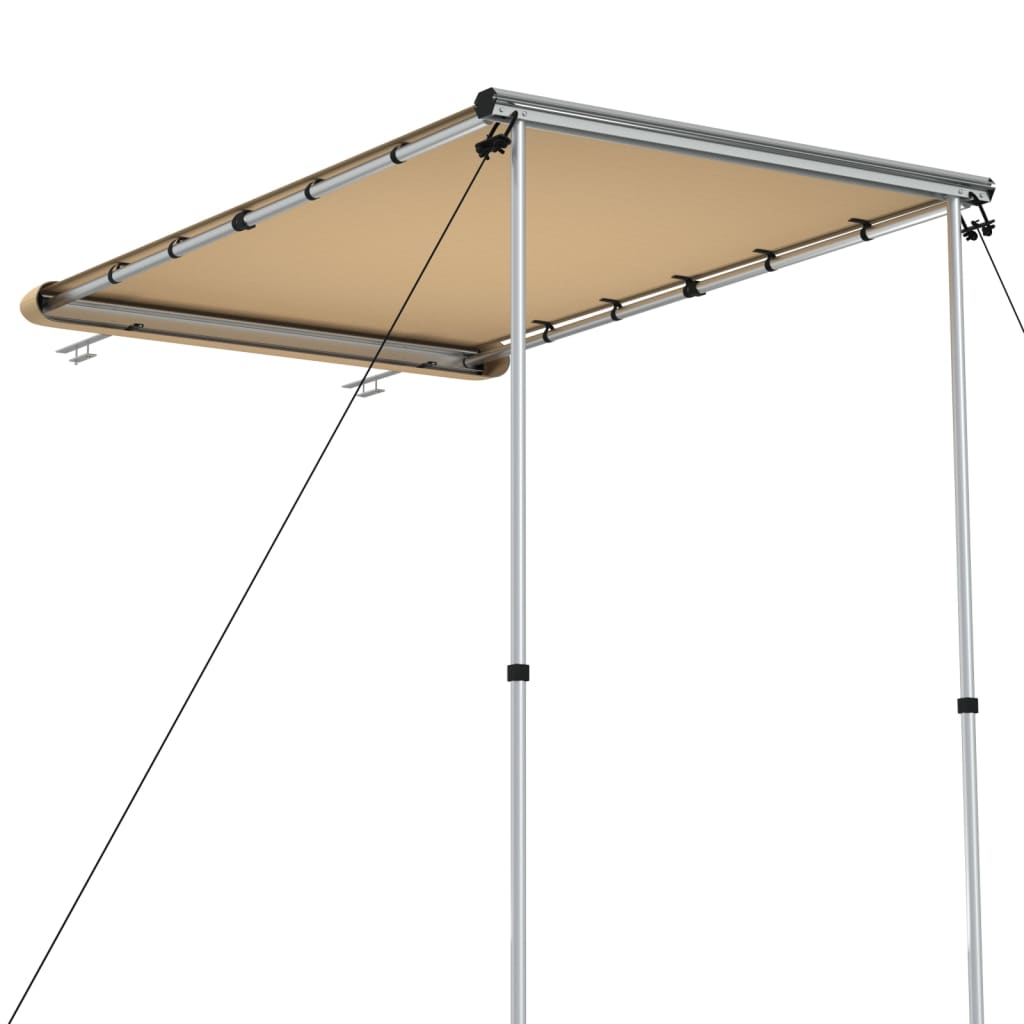 vidaXL Zadaszenie do kampera, 1,2 x 2 x 2,15 m, beżowe