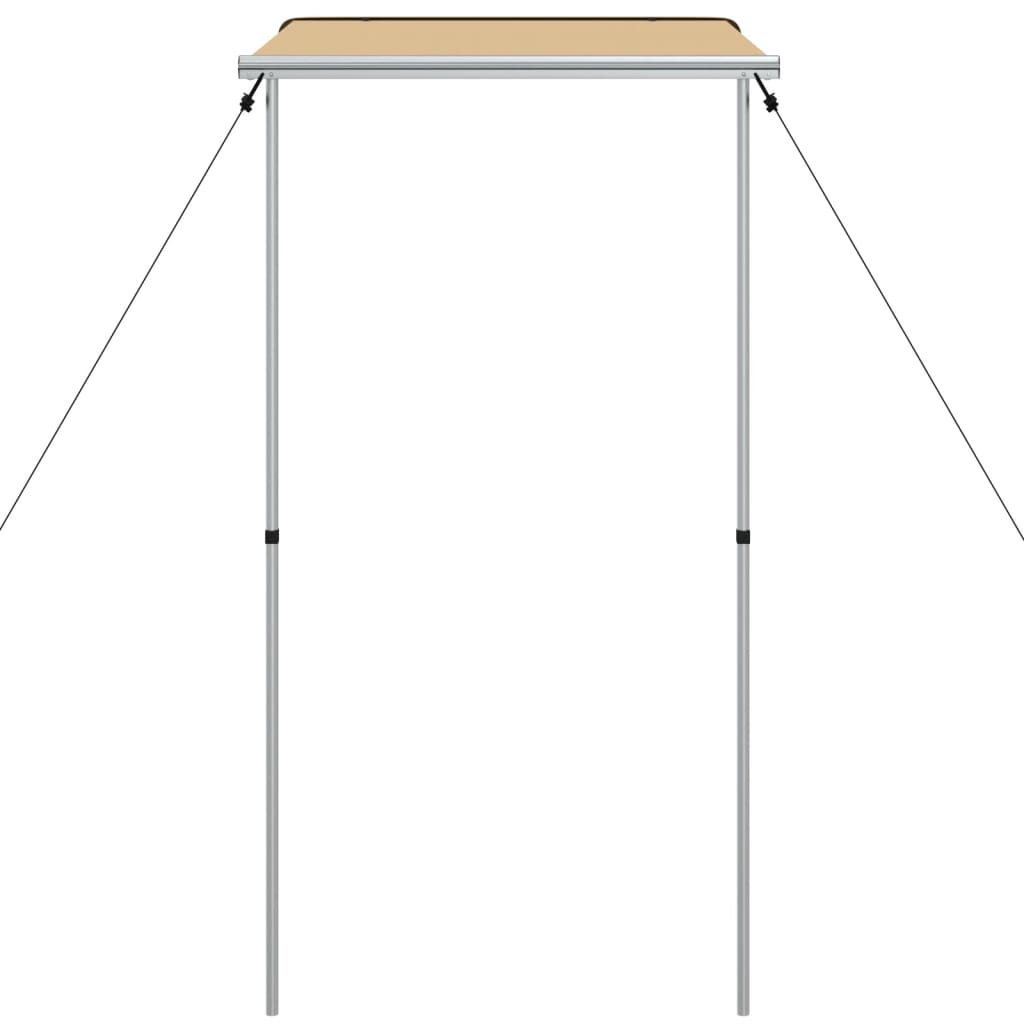 vidaXL Zadaszenie do kampera, 1,2 x 2 x 2,15 m, beżowe