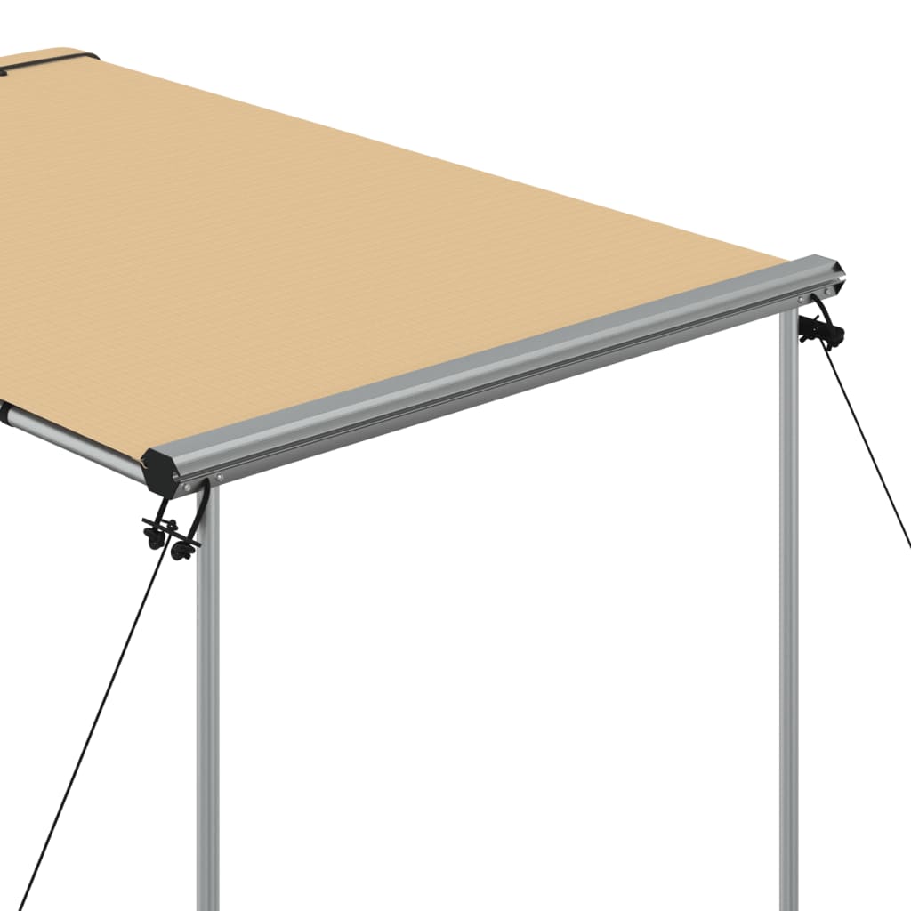 vidaXL Zadaszenie do kampera, 1,2 x 2 x 2,15 m, beżowe