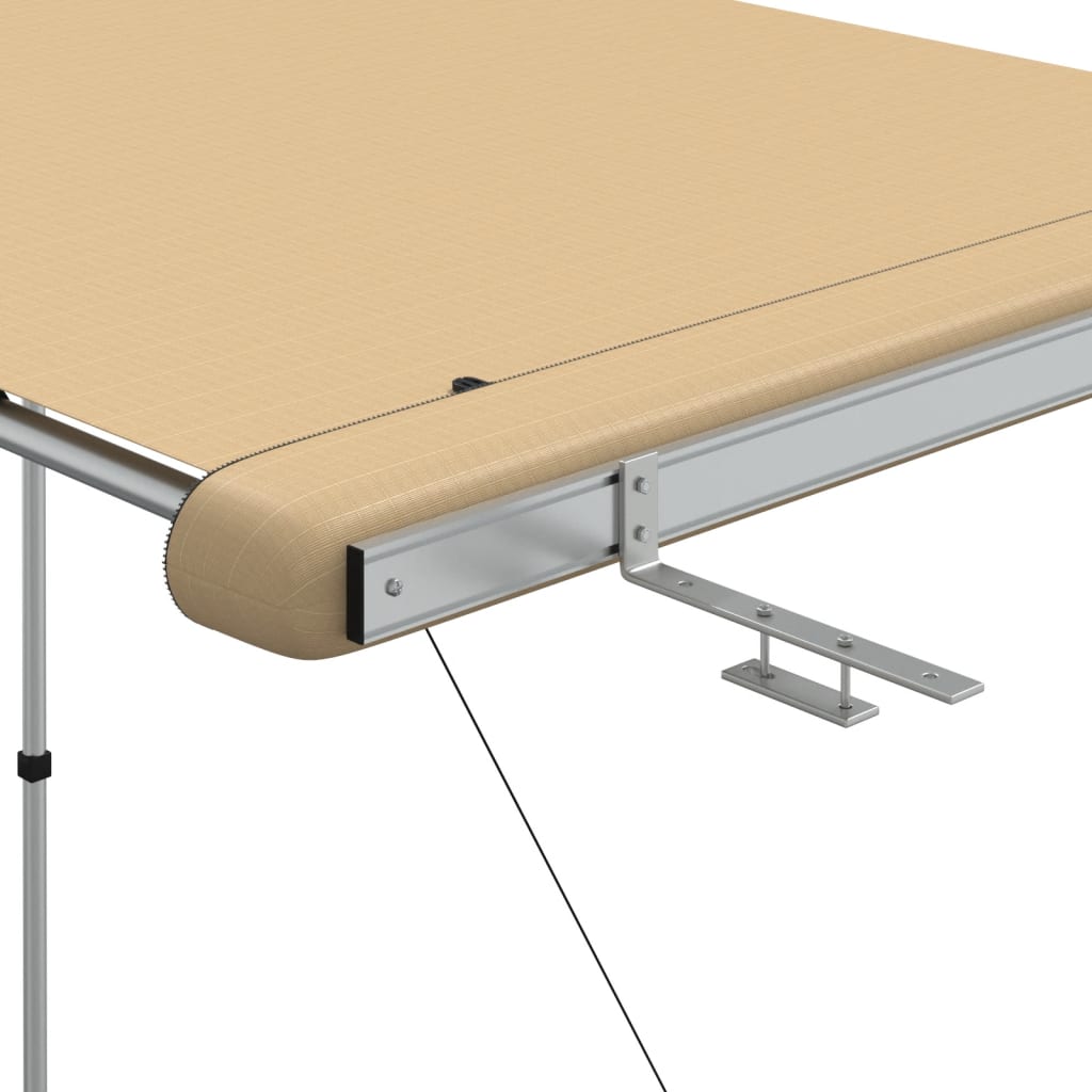 vidaXL Zadaszenie do kampera, 1,2 x 2 x 2,15 m, beżowe