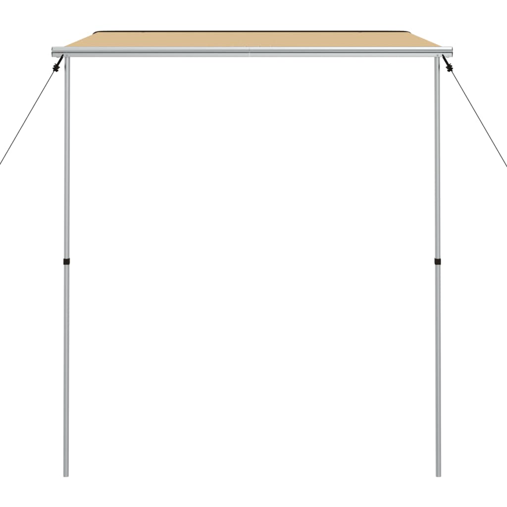 vidaXL Zadaszenie do kampera, 1,8 x 2,5 x 2,15 m, beżowe