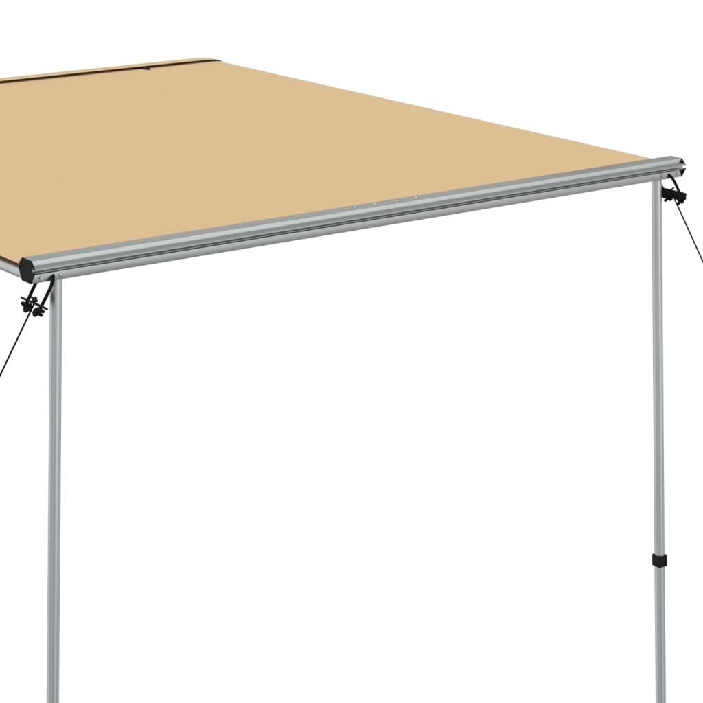 vidaXL Zadaszenie do kampera, 1,8 x 2,5 x 2,15 m, beżowe