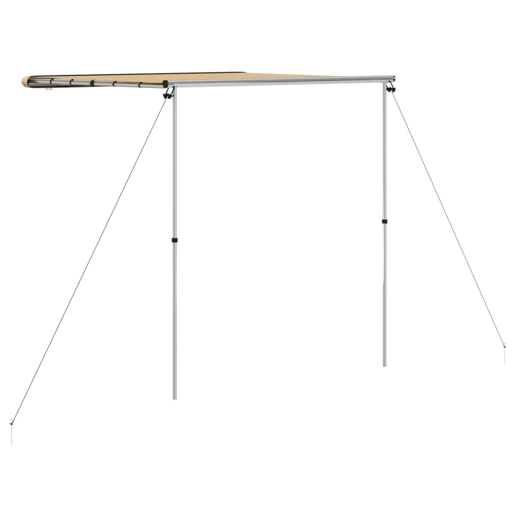 vidaXL Zadaszenie do kampera, 2 x 2 x 2,15 m, beżowe