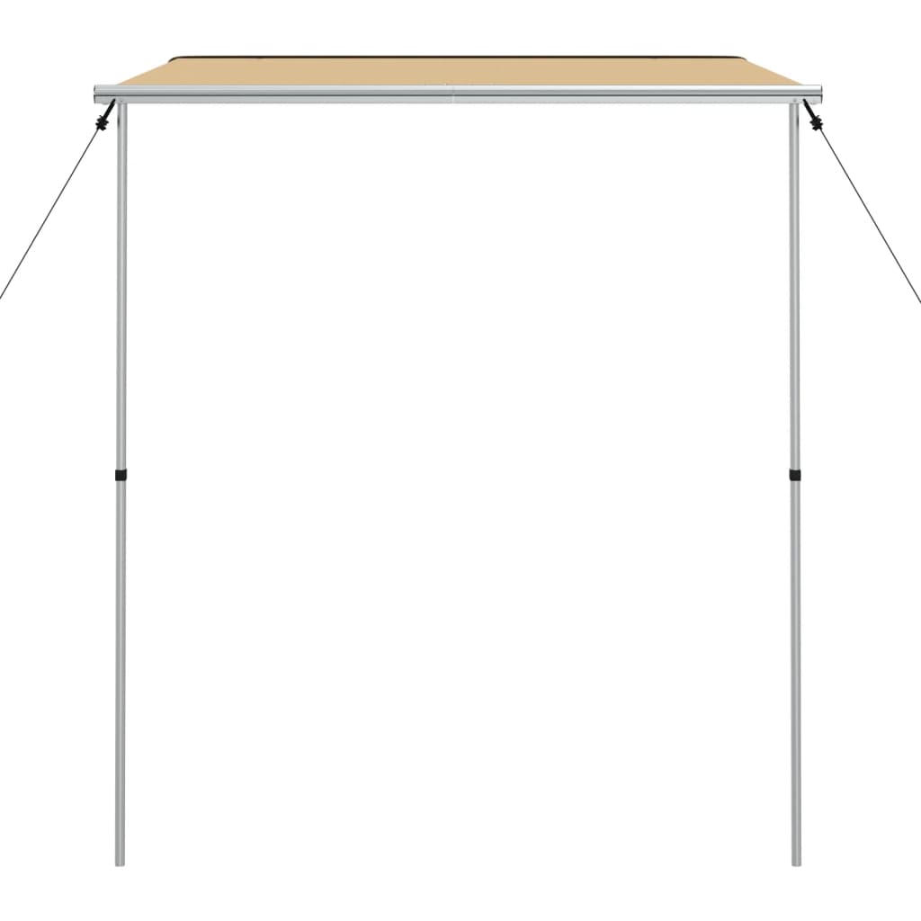 vidaXL Zadaszenie do kampera, 2 x 2,5 x 2,15 m, beżowe