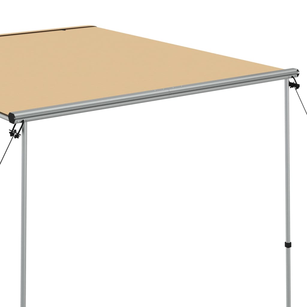 vidaXL Zadaszenie do kampera, 2 x 2,5 x 2,15 m, beżowe