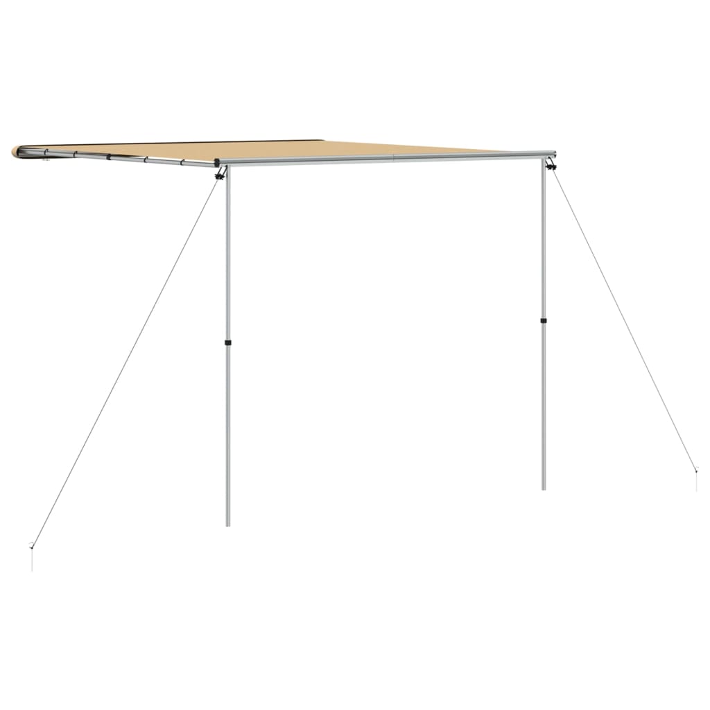 vidaXL Zadaszenie do kampera, 2,4 x 3 x 2,15 m, beżowe
