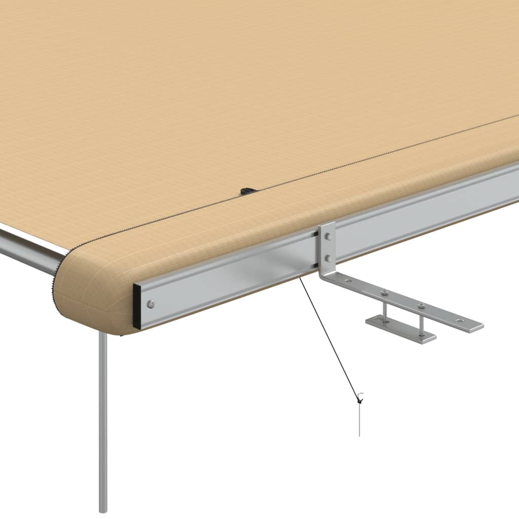 vidaXL Zadaszenie do kampera, 2,4 x 3 x 2,15 m, beżowe