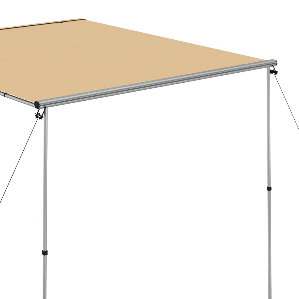 vidaXL Zadaszenie do kampera, 2,4 x 3 x 2,15 m, beżowe