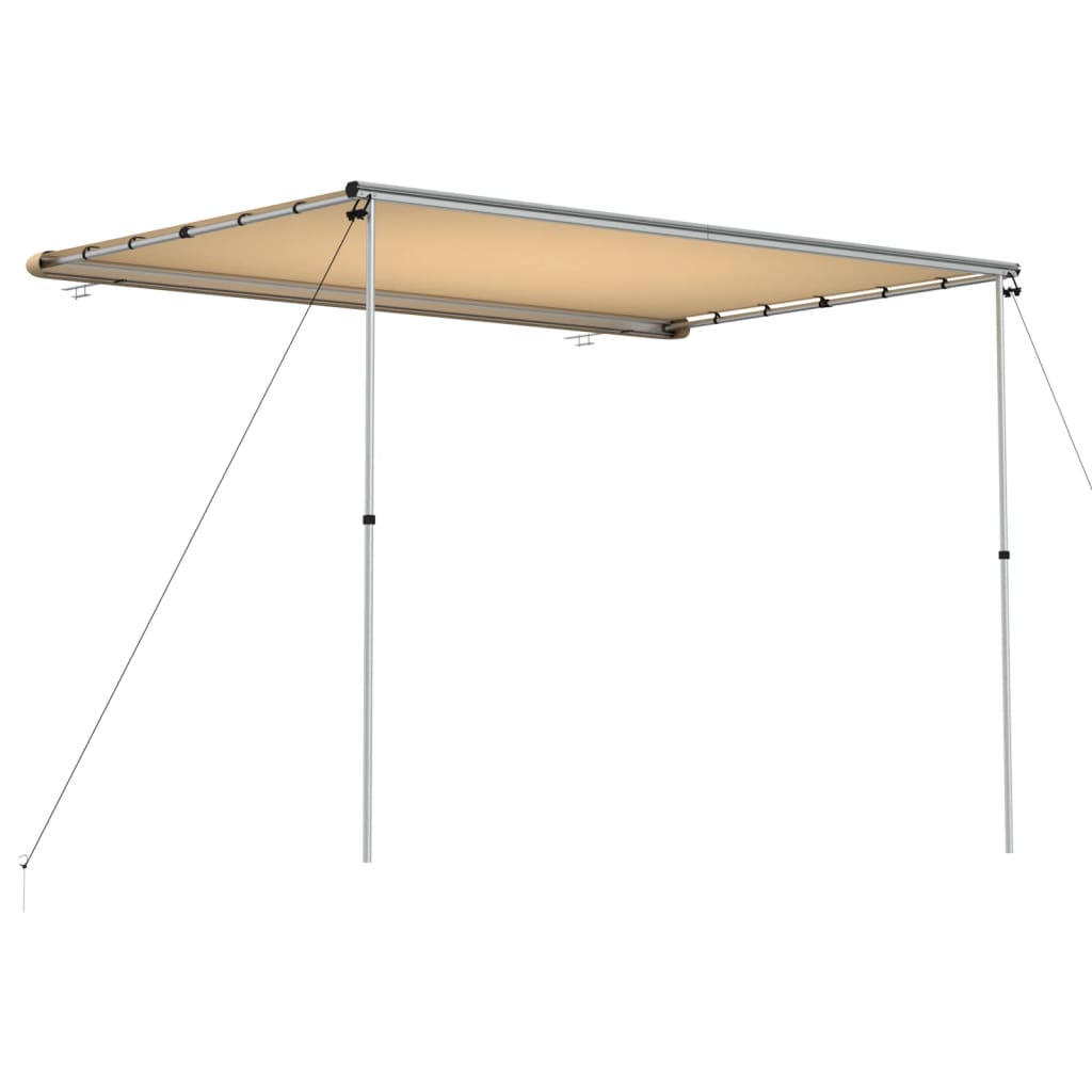 vidaXL Zadaszenie do kampera, 3 x 2 x 2,15 m, beżowe