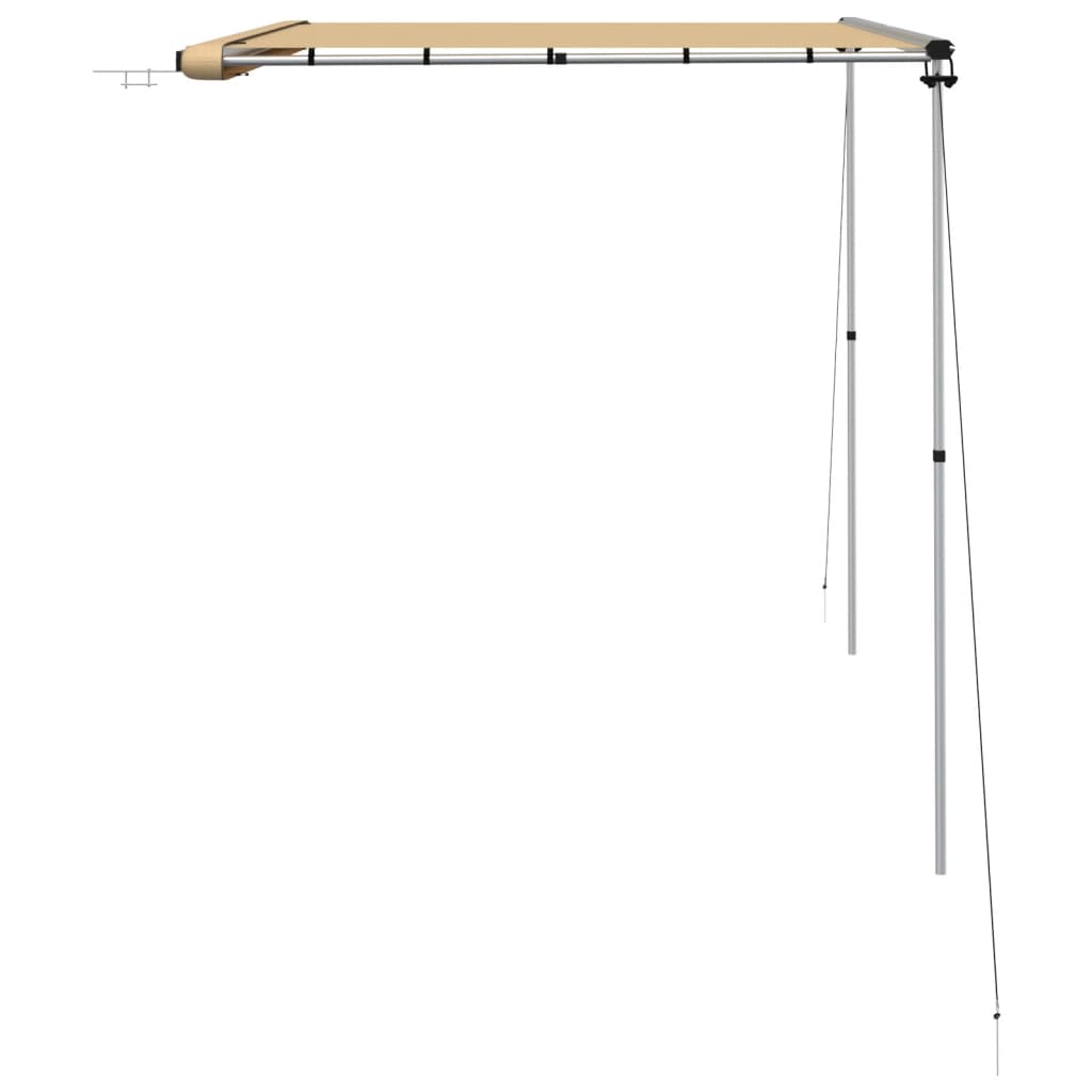 vidaXL Zadaszenie do kampera, 3 x 2 x 2,15 m, beżowe