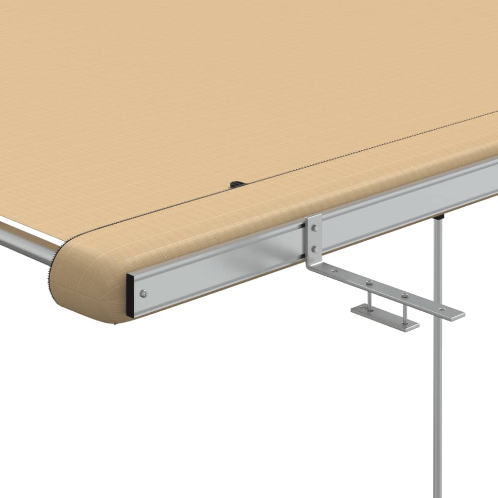 vidaXL Zadaszenie do kampera, 3 x 2 x 2,15 m, beżowe