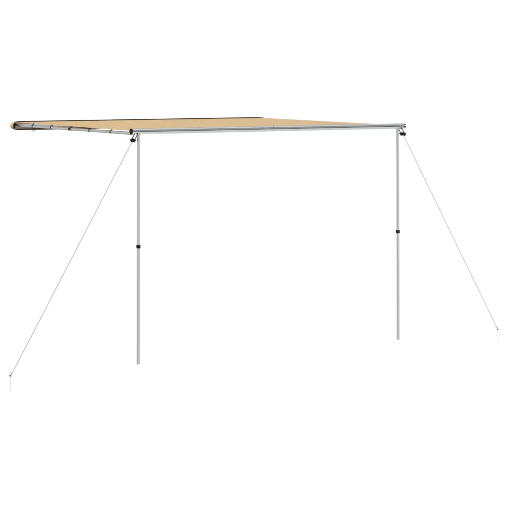 vidaXL Zadaszenie do kampera, 3 x 3 x 2,15 m, beżowe
