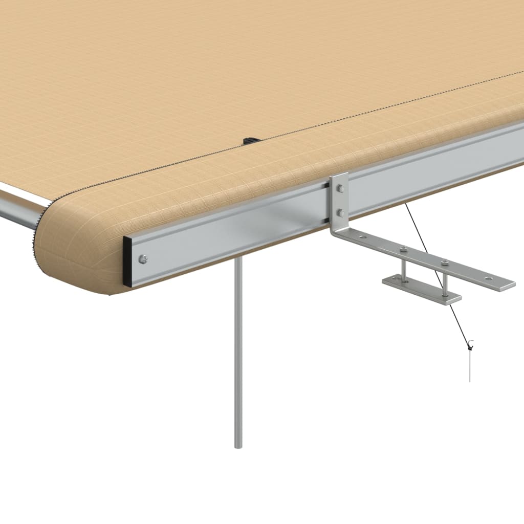 vidaXL Zadaszenie do kampera, 3 x 3 x 2,15 m, beżowe